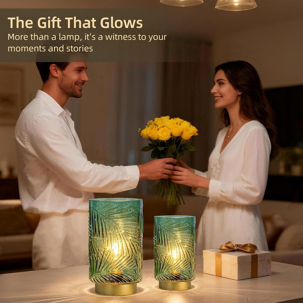 MJ PREMIER Battery Operated Lamp with Timer, Cordless Table Lamp Decorative