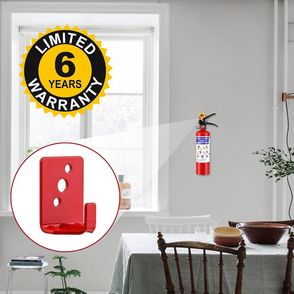 2 Pack Fire Extinguishers with Mount, 2.5 lb ABC Dry Chemical 1-A:10-B:C