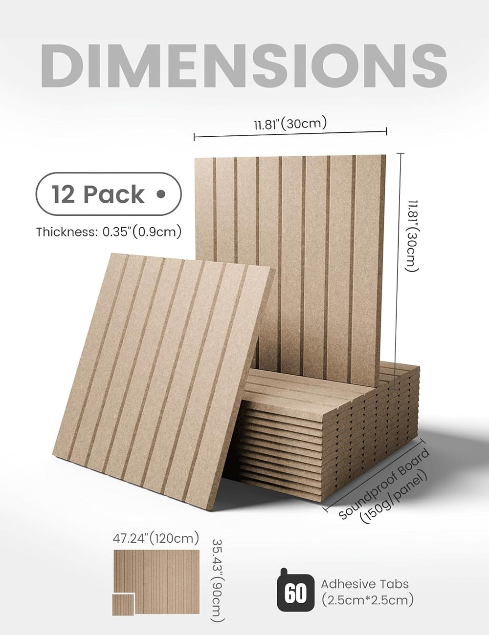 Fluxynara Felt Bulletin Board & Cork Board Alternative 48'' x 36&...