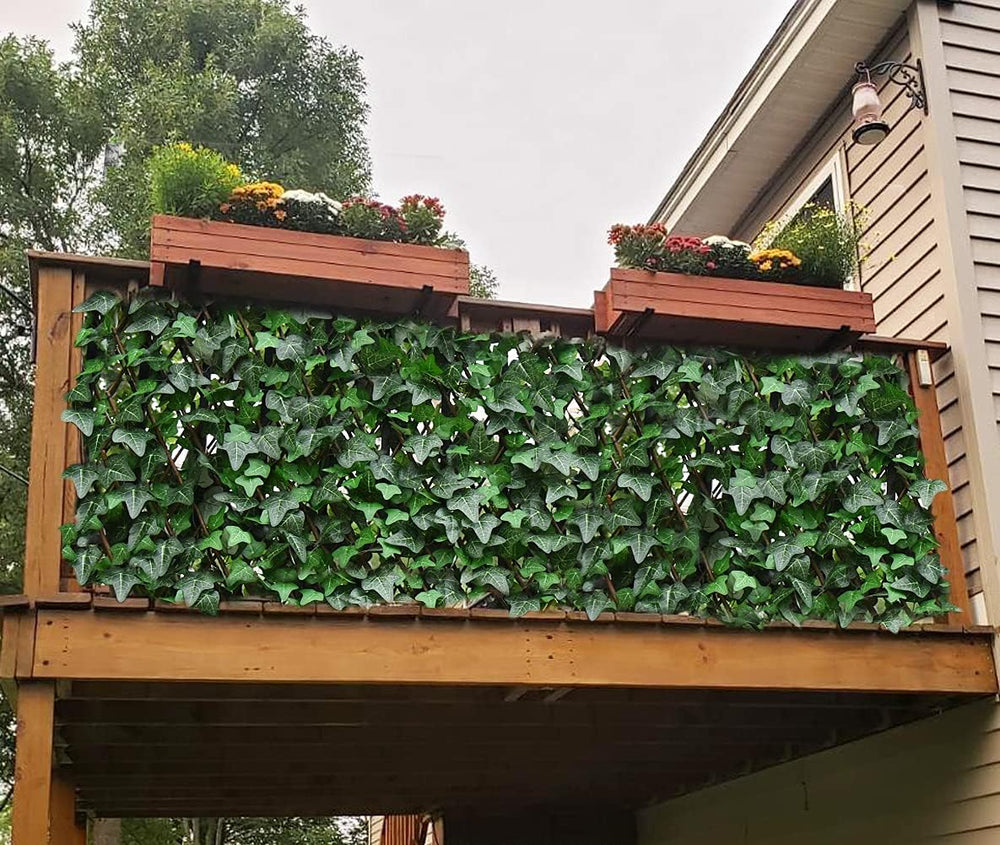 GLANT Expandable Fence Privacy Screen for Balcony Patio Outdoor,Decorative Fa...