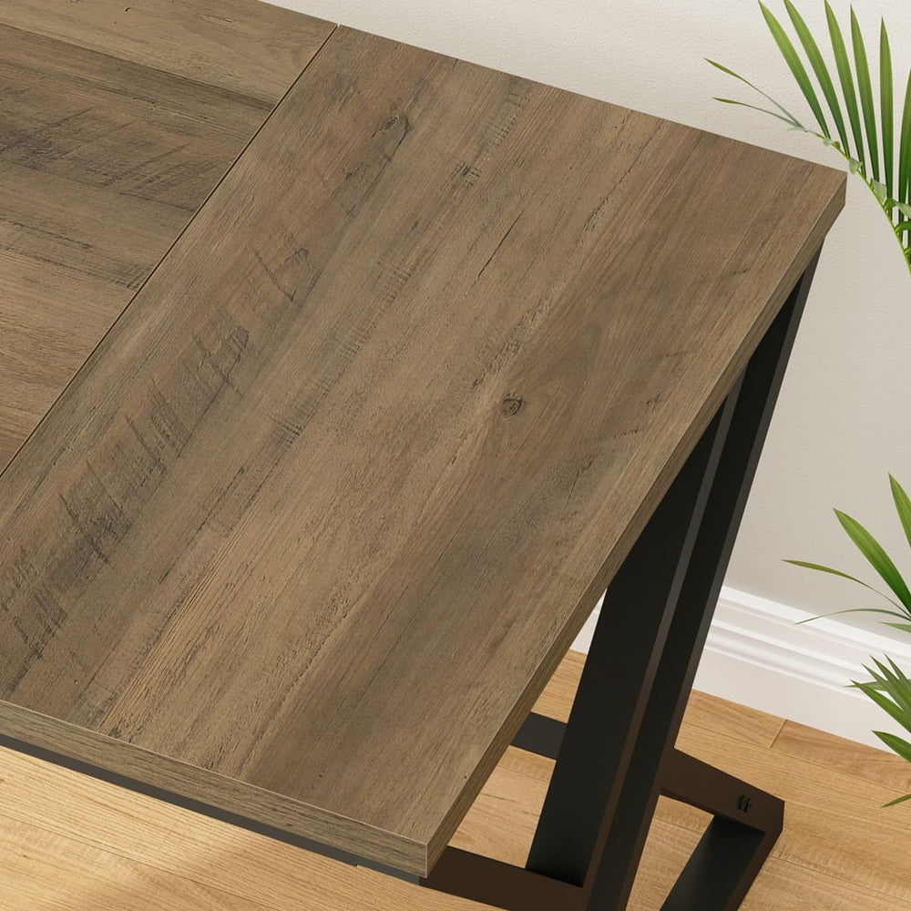 LVB Rustic Large Computer Desk, 70" Industrial Extra Long Home Office Desk