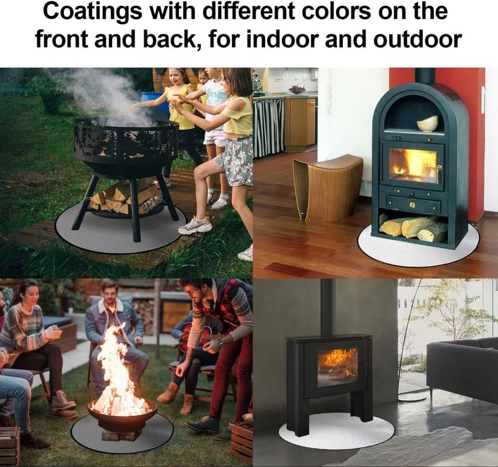UBeesize 38" Heavy Duty Grill Mat & Fire Blanket