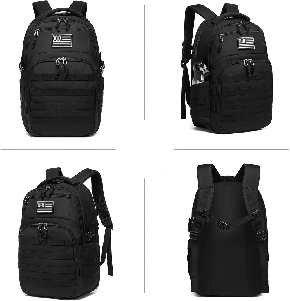 Wotony Military tactical backpack, backpack for men black small tactical assa...