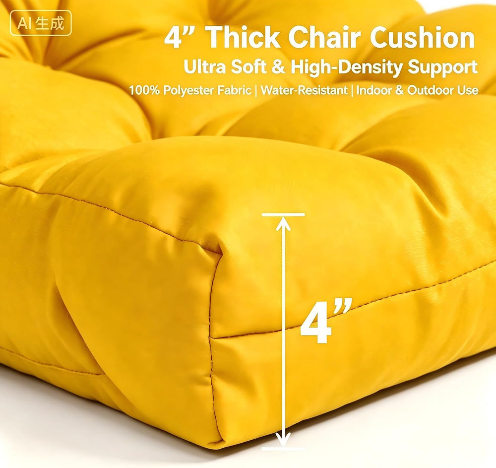 QILLOWAY Outdoor Chair Cushion for Patio Furniture, Waterproof Patio Cushions...