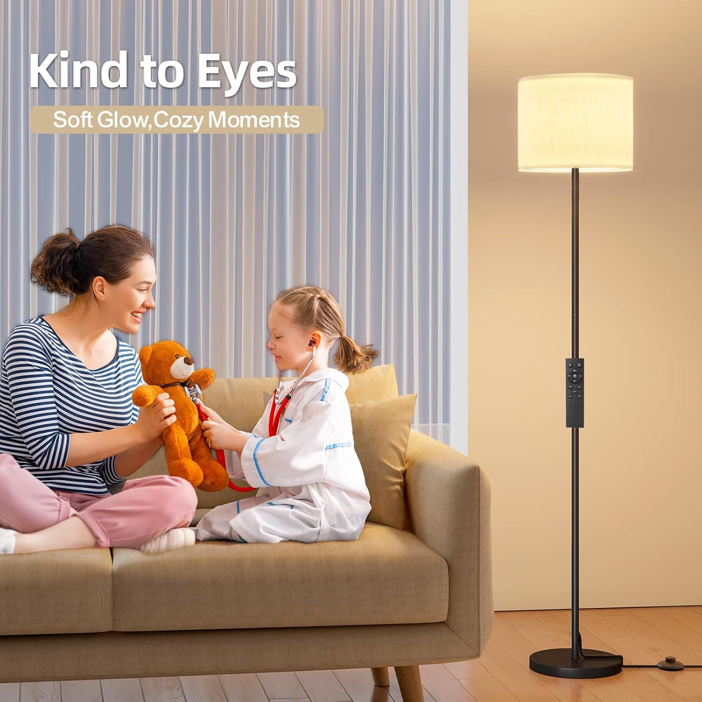 Keepsmile Dimmable Floor Lamps with Remote Control,12W LED Bulb,Foot Switch