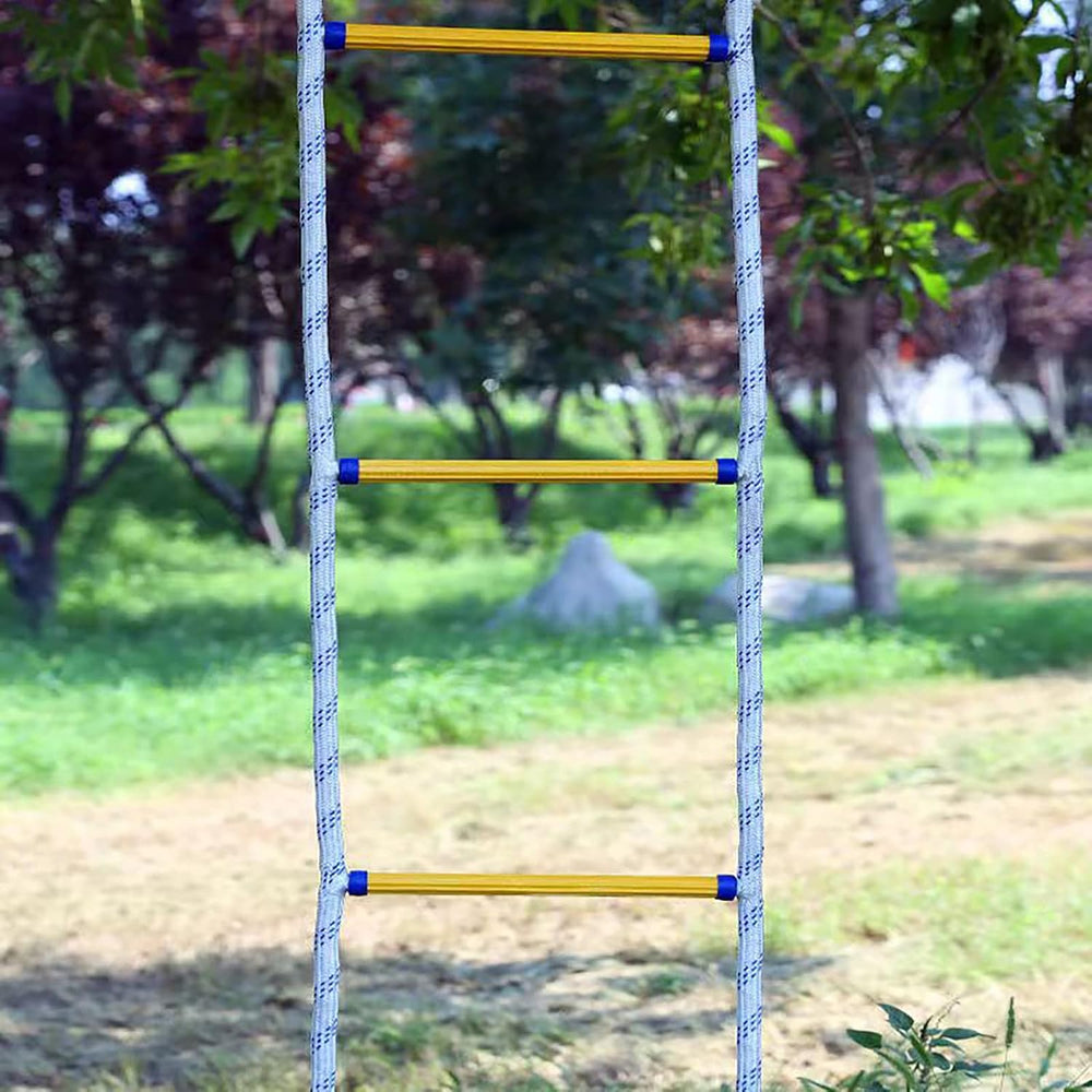 16ft Emergency Fire Escape Rope Ladder 2 Story Flame Resistant Emergency Fire...