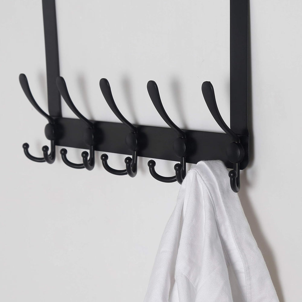 Dseap Over The Door Hook Hanger - Fits 1 3/8" to 1 3/4" Standard Do...