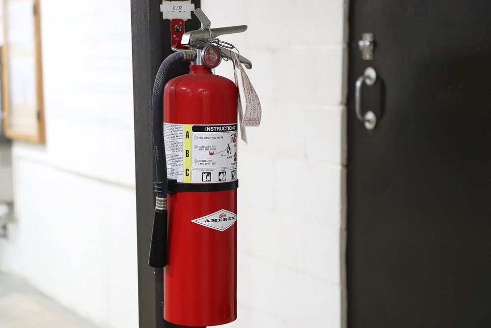 Amerex B456, 10lb ABC Dry Chemical Class A B C Multi-Purpose 10 Pound Fire Ex...