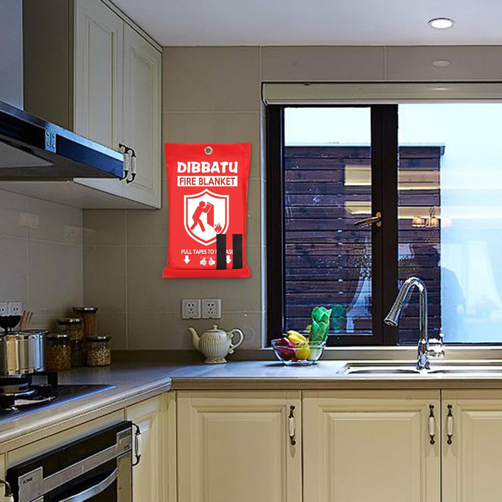 Fire Blanket for Home and Kitchen,Emergency for Small Fire,Reused,Easy Use