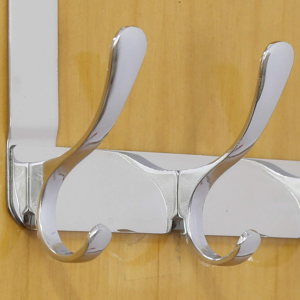 WEBI Over The Door Hook 5 Coat Hooks,Over The Door Towel Rack,Door Hanger Ove...