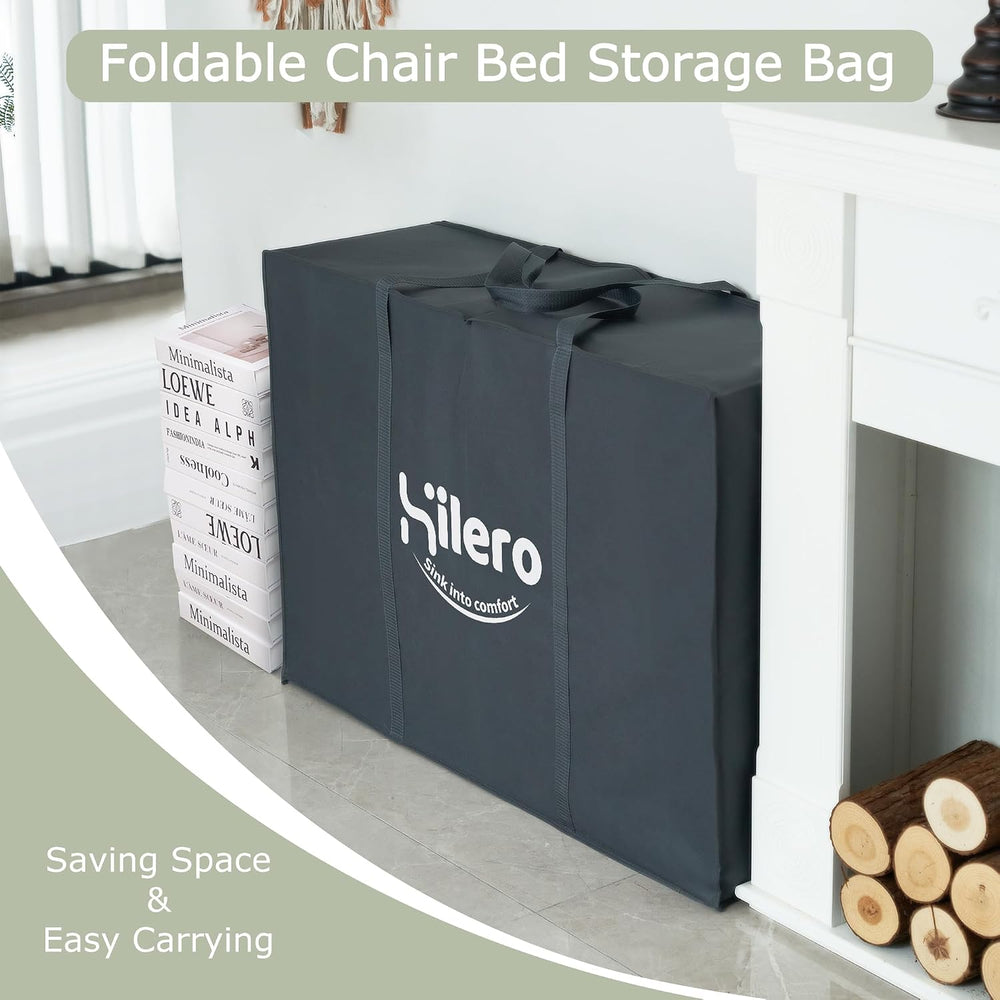 Folding Sofa Bed, Convertible Sleeper Chair Bed, Floor Sofa with Bag