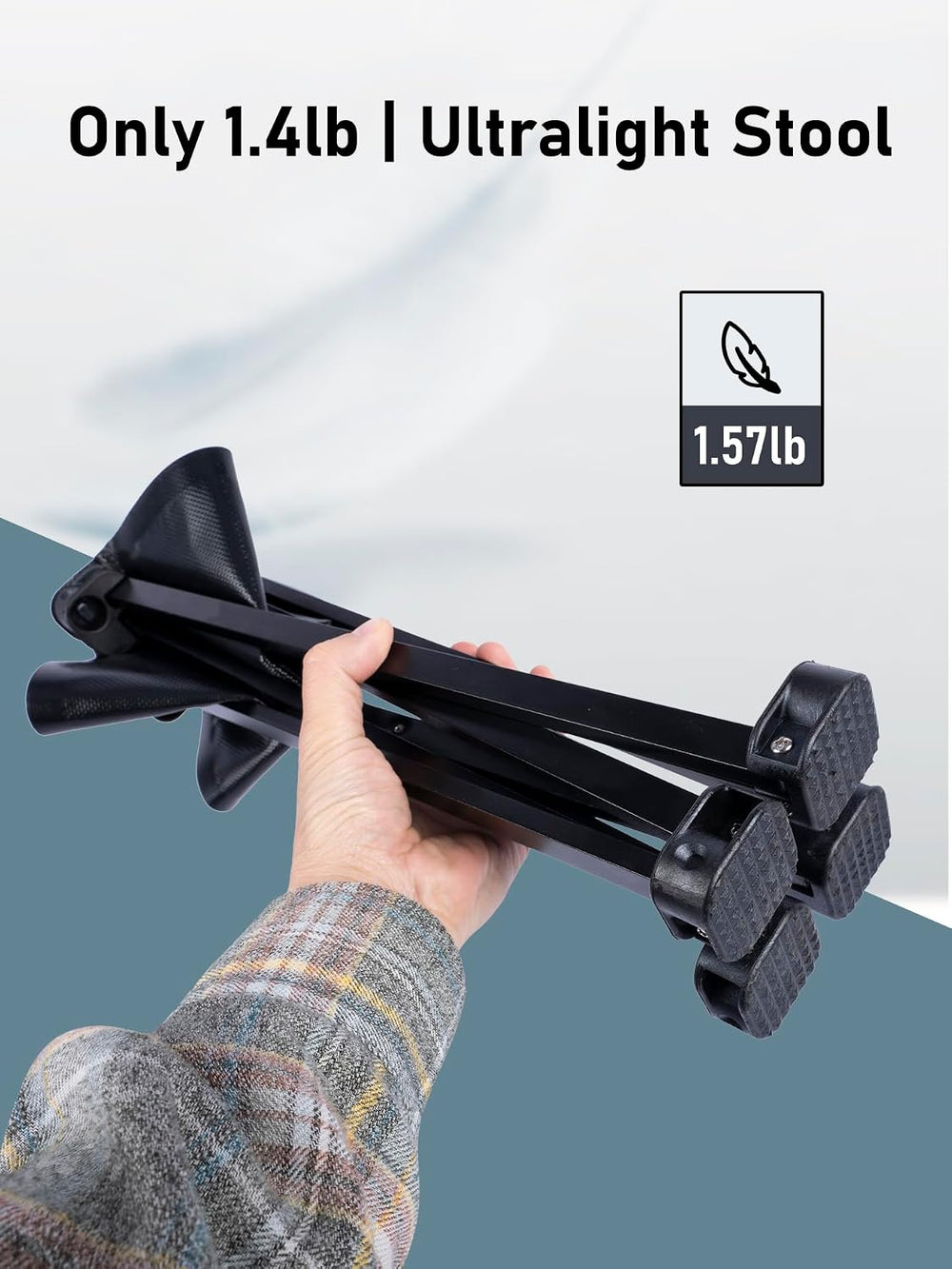 WildCall Compact Camping Folding Stool Aluminum Alloy Portable Stool