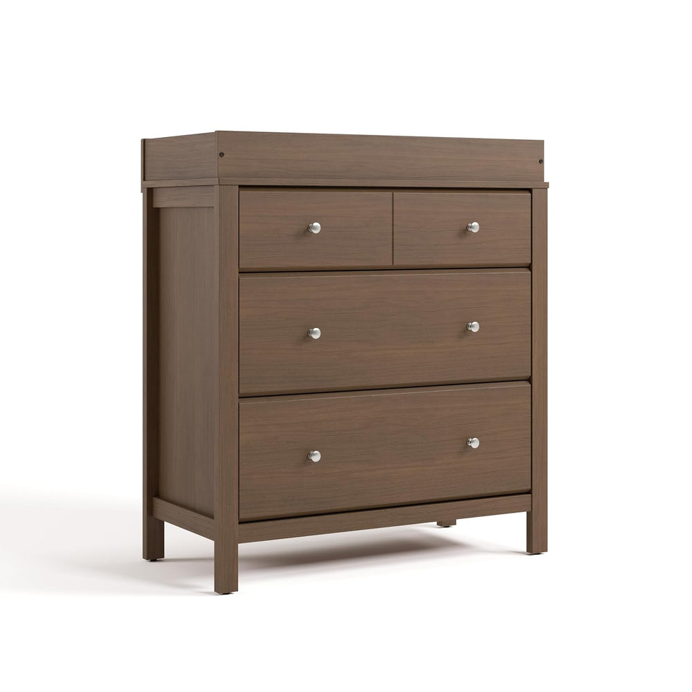Storkcraft Horizon 3 Drawer Chest with Removable Changing Topper, Hazelnut