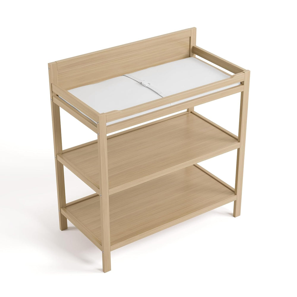 Storkcraft Alpine Changing Table (Driftwood) - Includes Water Resistant Chang...