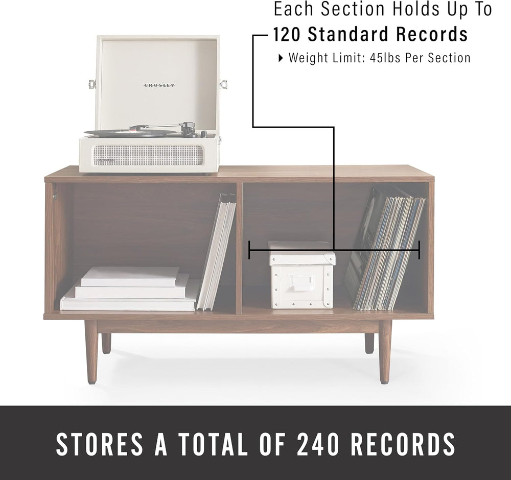 Crosley Furniture Liam Medium Record Storage TV Stand