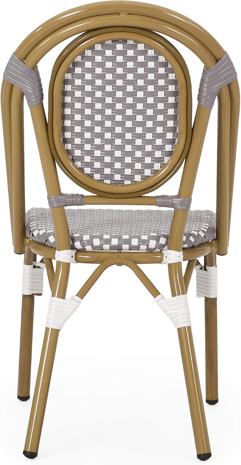 Christopher Knight Home Gwendolyn Outdoor French Bistro Chairs (Set of 2), Gr...