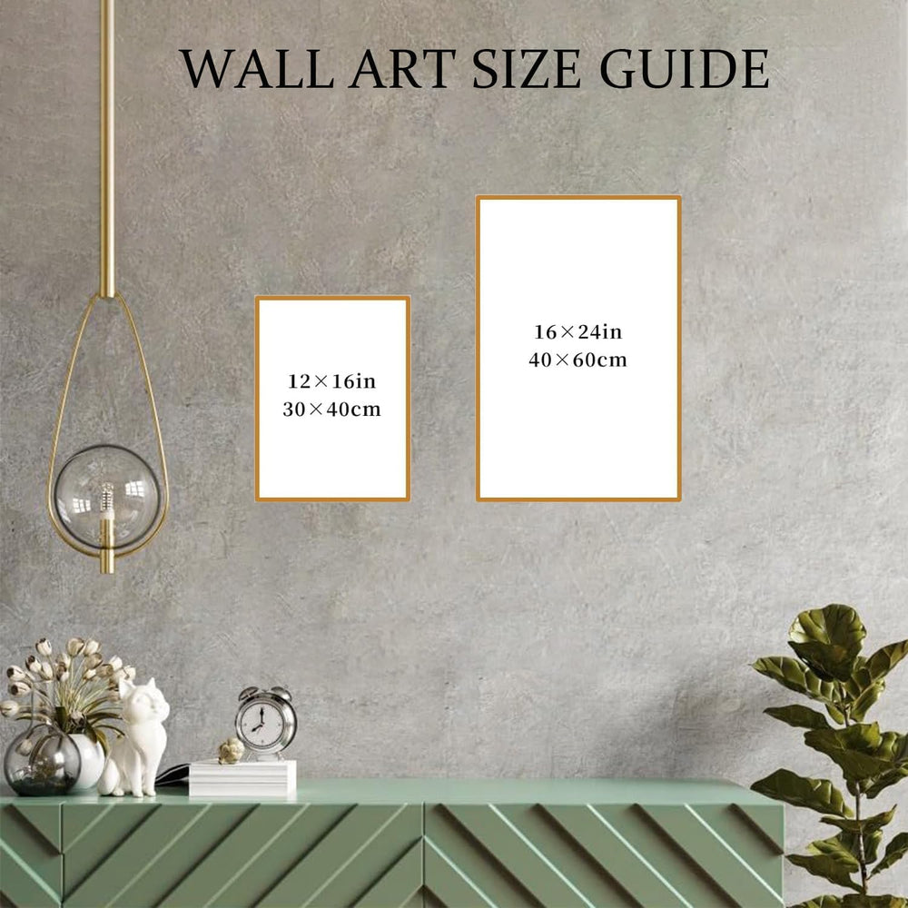 3 Piece Flower Market Wall Art Framed Boho Floral Wall Decor