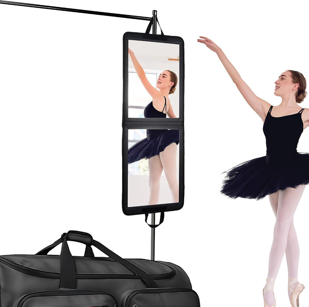 LPHUMEX Foldable Portable Full Length Mirror for Camping, Travel, Dancers, 32...