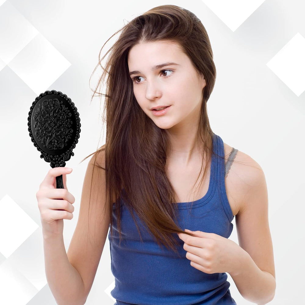Namalu 40 Pcs Vintage Handheld Mirrors, Black