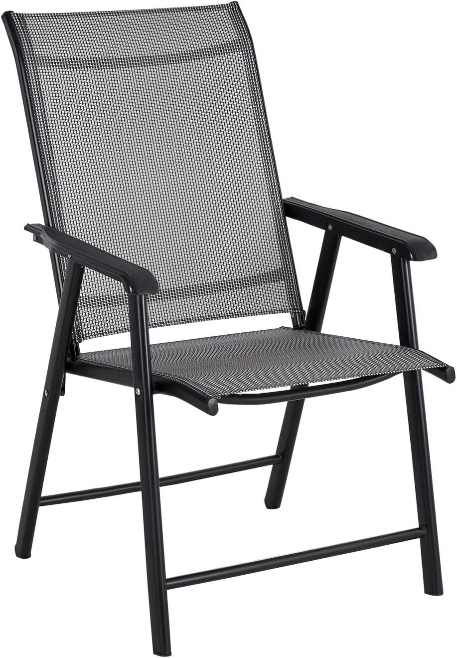BTEXPERT Set of 2,Heavy Duty Patio Folding Chair Outdoor Indoor Portable Dini...
