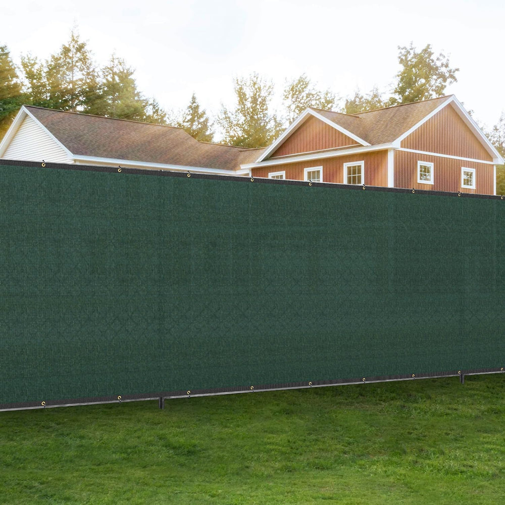 Bynbbur 5' x 50' Green Privacy Fence Screen Net Fencing 90% Privacy B...