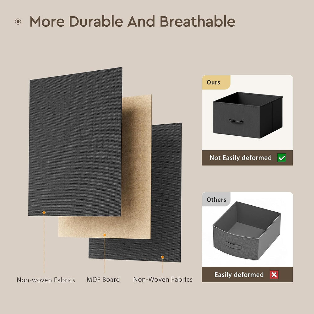 Yetom Changing Table, 3 Drawers&2 Shelves, Changing Table Dresser, Black