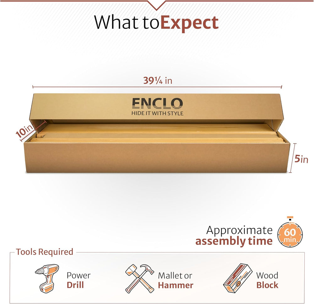 Enclo Fairmont Privacy Screen, Cedar Wood DIY No Dig Kit
