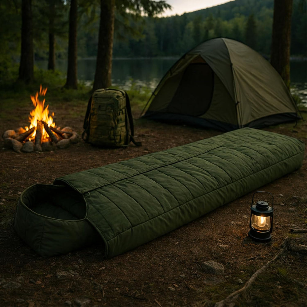 MT British Army Pattern 1958 Style Sleeping Bag with Compression Sack