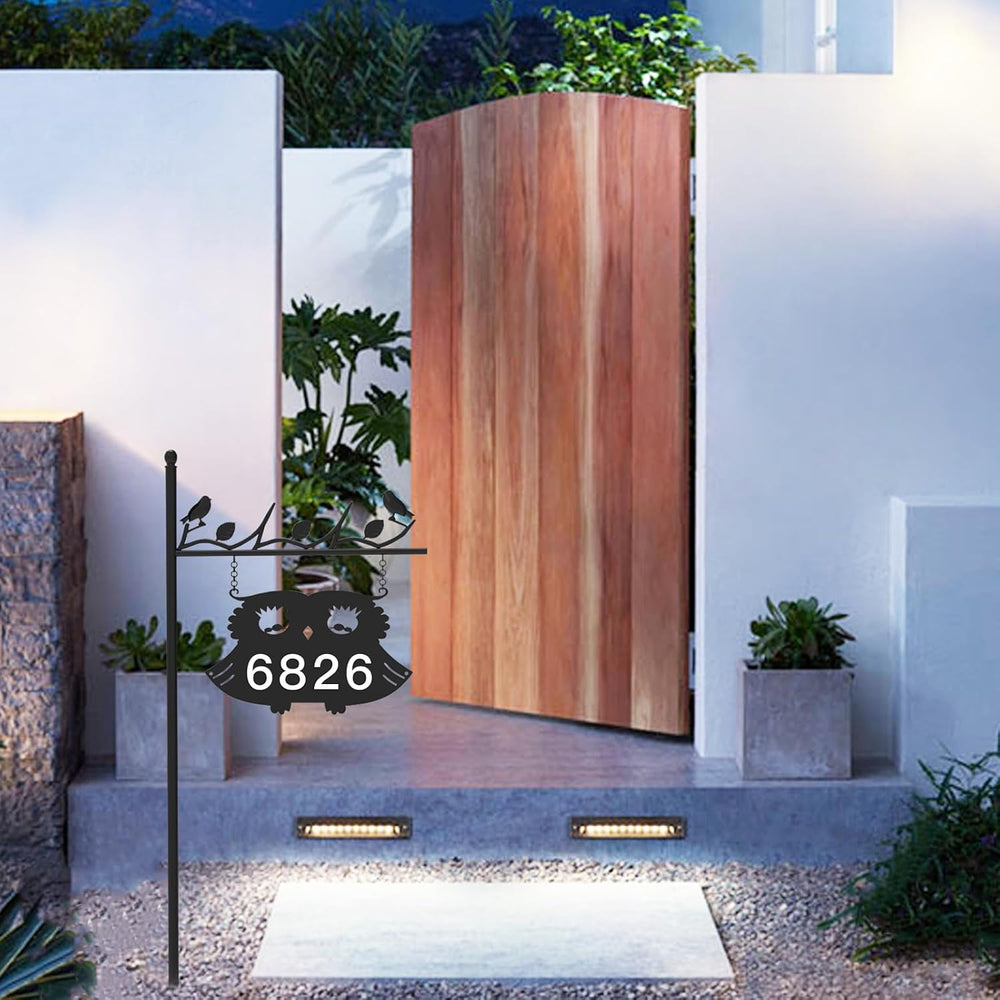 Metal Address Sign for Houses, House Numbers for Outside