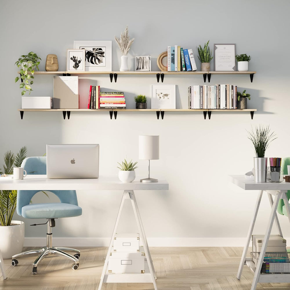 Wallniture Arras Floating Shelves for Wall Decor,17"x4.5" Bookshelf...