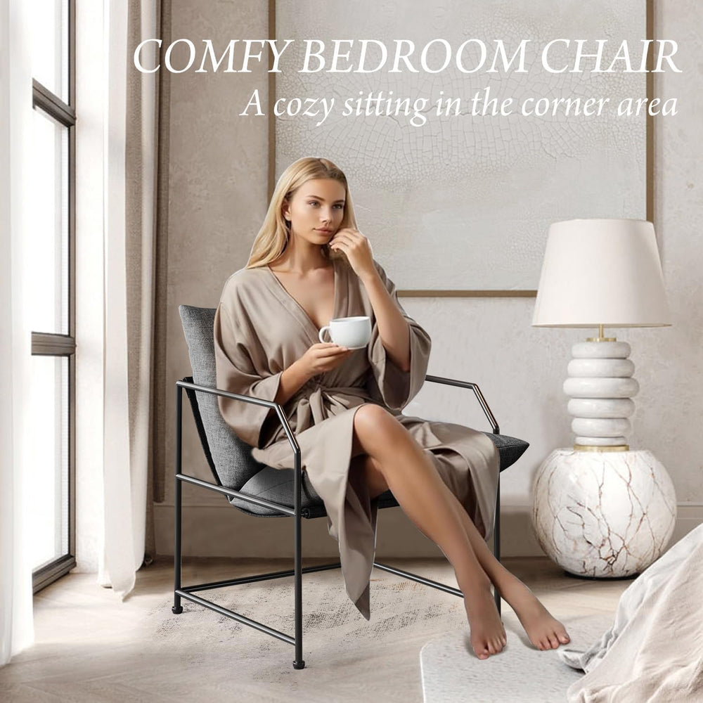 Accent Chair Living Room Chairs Comfy Reading Chair for Bedroom Upholstered L...