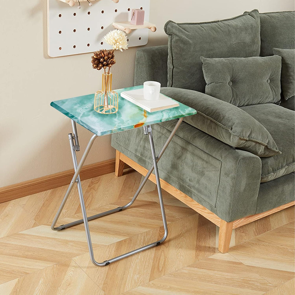 Garden 4 you Folding TV Tray Table,TV Dinner Table with Sturdy MDF Top,Eating...