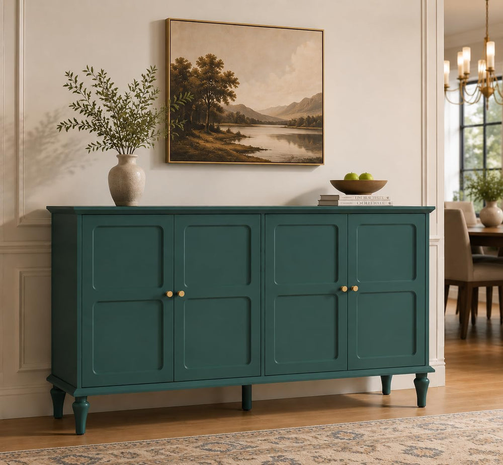 ARTPOWER 58'' Mid-Century Modern Sideboard Buffet Cabinet with Storage