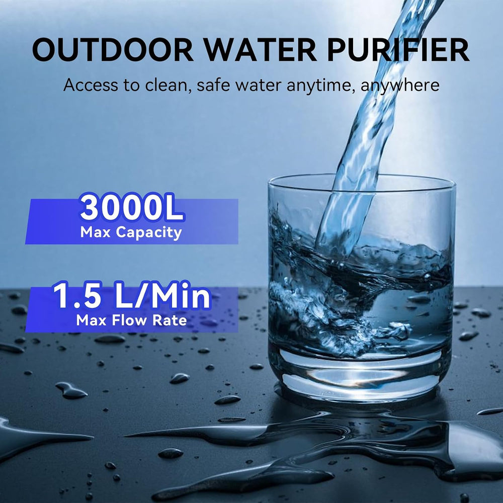 Water Filtration System Survival, Water Purifier Survival for Camping