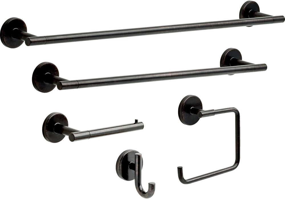 Delta Trinsic (1-Pack) Hand Towel Holder Venetian Bronze Towel Racks for Bath...