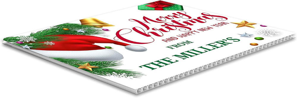Custom Christmas Sign | Personalized Merry Christmas Yard Sign | Customizable...