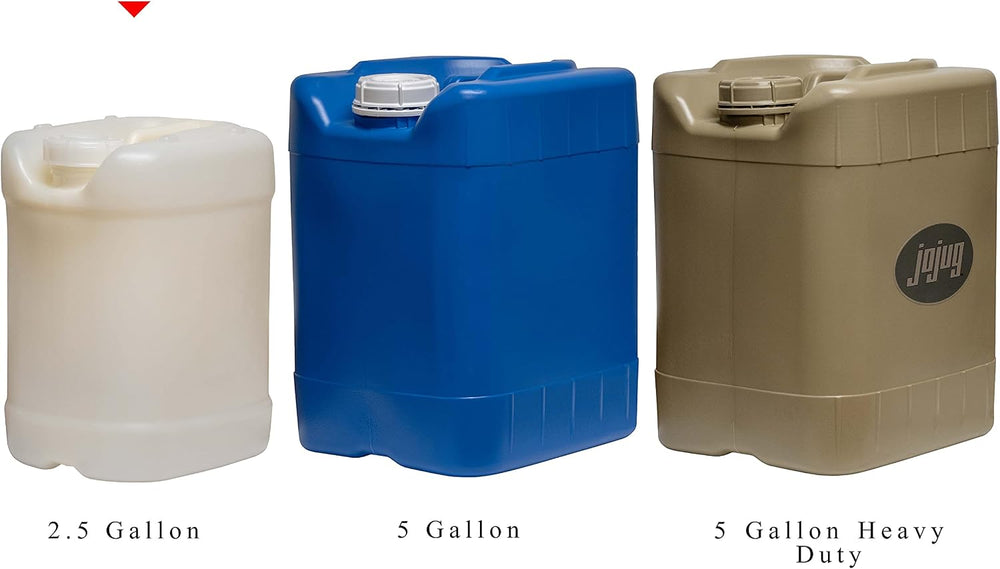 White 2.5 Gallon Samson Stacker Water Storage, Sturdy, Stackable
