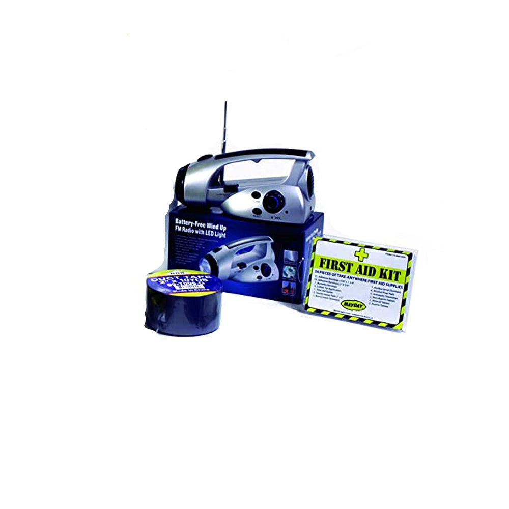 Deluxe Emergency Kit w/ Honey Bucket - 4 Person - KEX4P