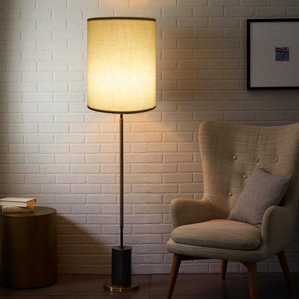 Tall Lamp Shades Set of 2, Drum Lampshade for Table Lamps Floor Lamp, 10"...