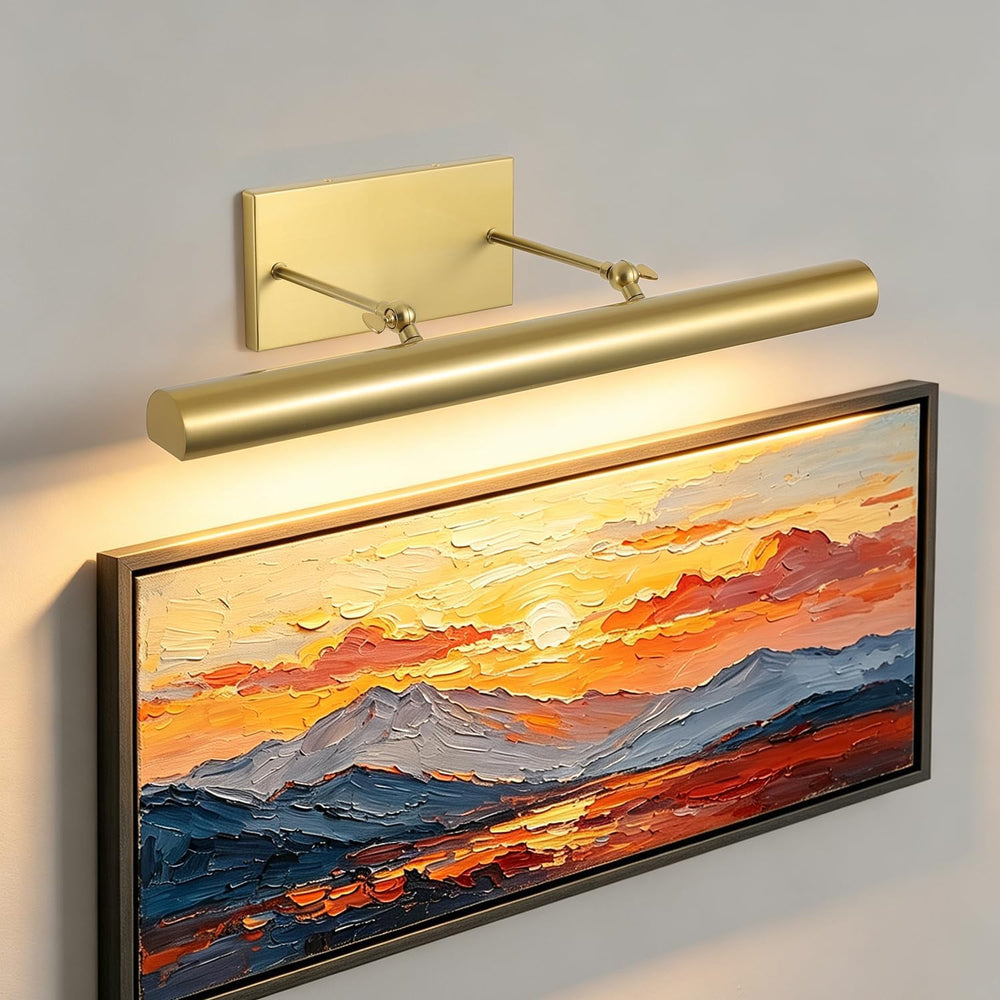 24 Inch Gold Hardwired Gallery Picture Lights for Wall Art Light