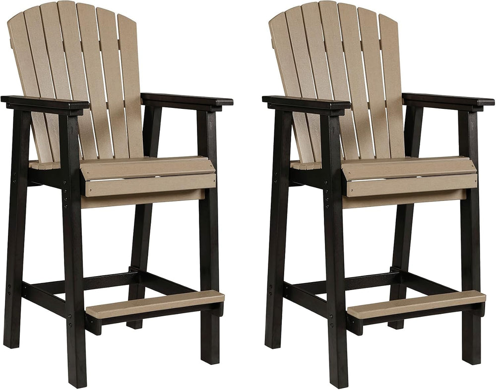 Signature Design by Ashley Fairen Trail 30" HDPE Durable Outdoor Barstoo...