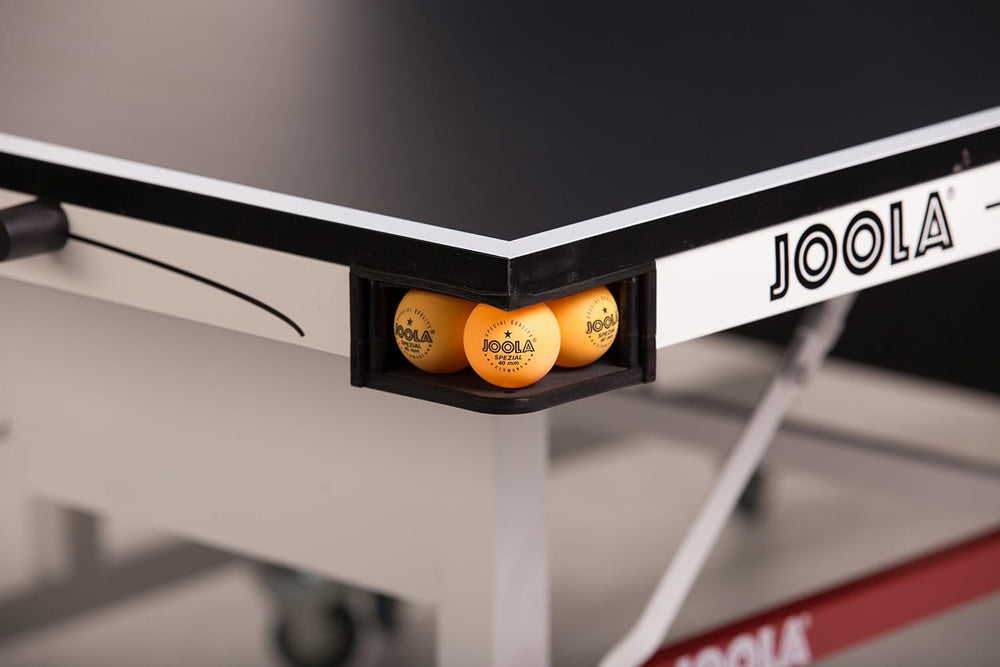 JOOLA Rally TL Professional MDF Indoor Ping Pong Table w/Quick Clamp Table Te...