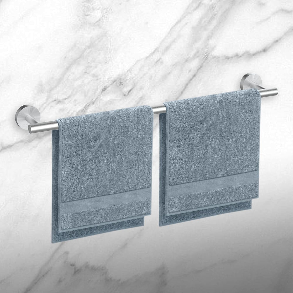 Newfun 24 Inch Brushed Nickel Bathroom Towel Holder, 2Pcs
