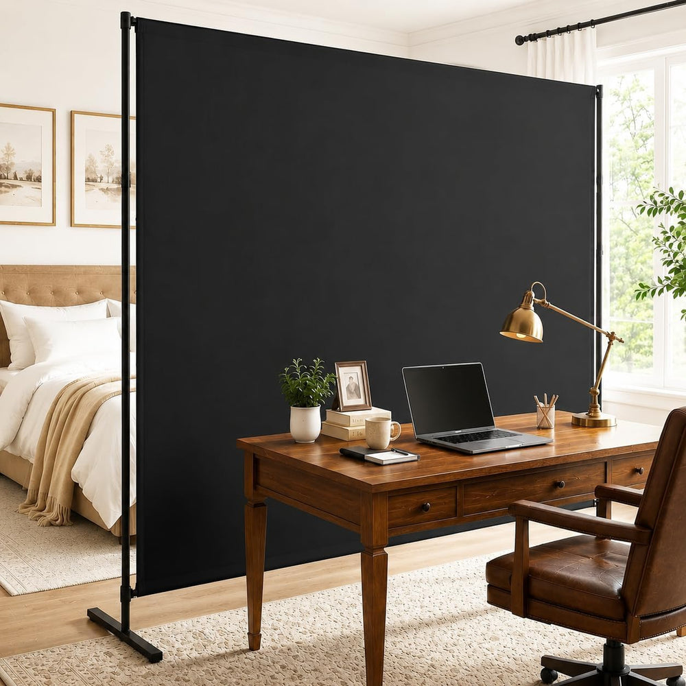 Room Divider, 72x72Inch Large Single Panel Privacy Screen with Thickened Fabr...