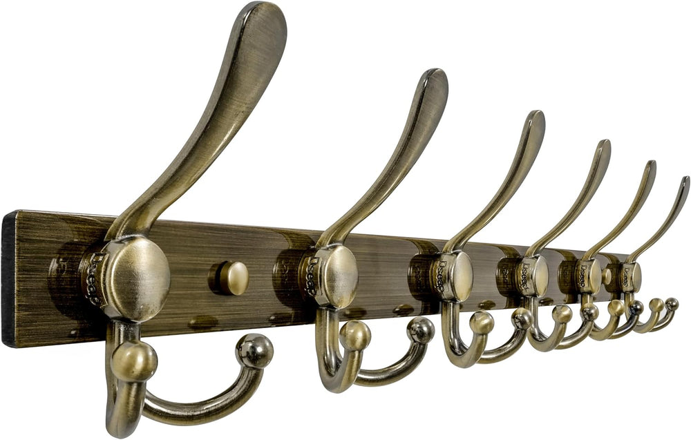 Dseap Coat Rack Wall Mount 24 Inch, Heavy Duty 12-Gauge Base vs Flimsy 1mm, D...