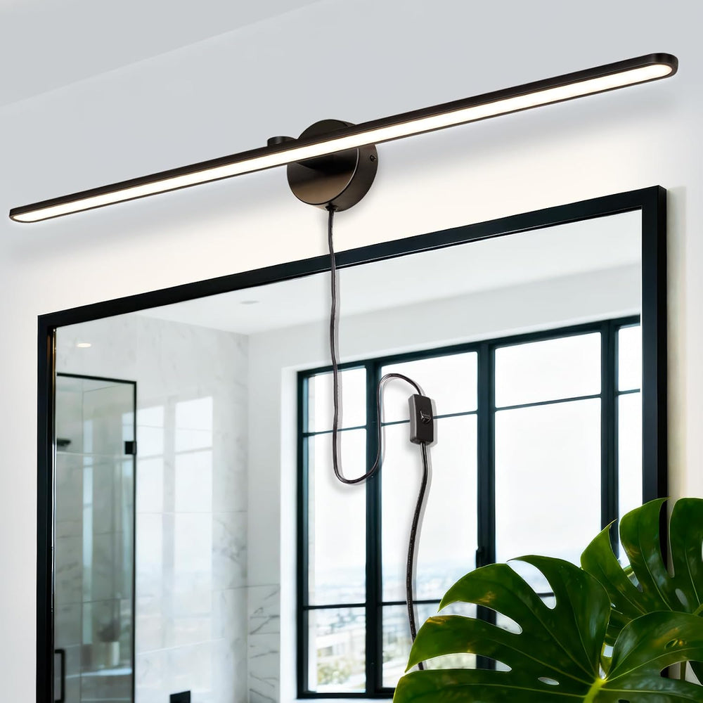 32" Plug in Bathroom Light Fixtures,Vanity Lights Bar,Picture Light
