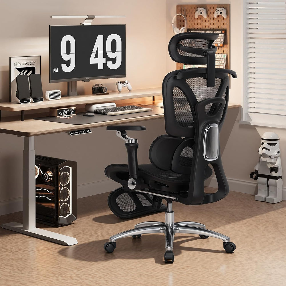 MALOL Ergonomic Office Chair, 400lbs High Back Mesh Desk Chair with 6D Armres...