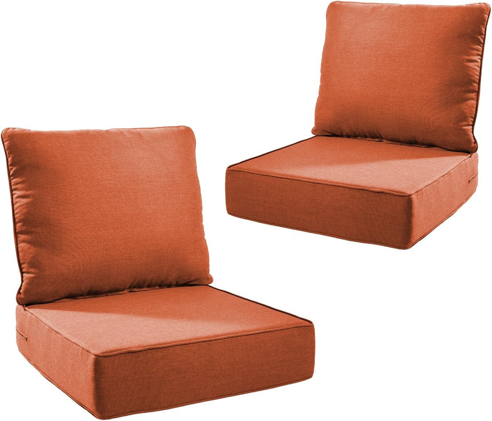 Outdoor Cushion Set for Furniture Patio Furniture, UV Resistant, Water Resist...