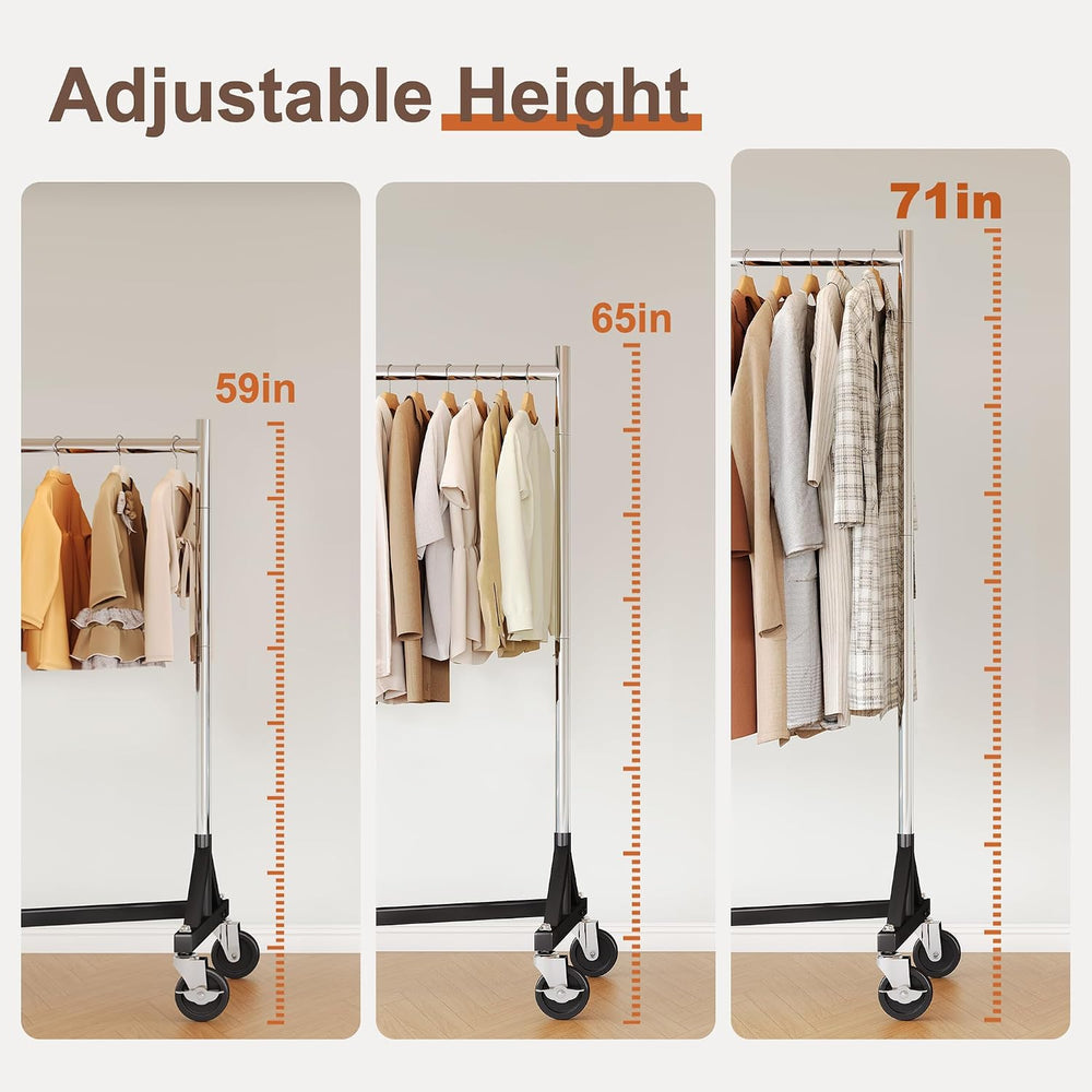 HOKEEPER Z Rack for Clothes Heavy Duty Clothing Rack Hold 500 LBS