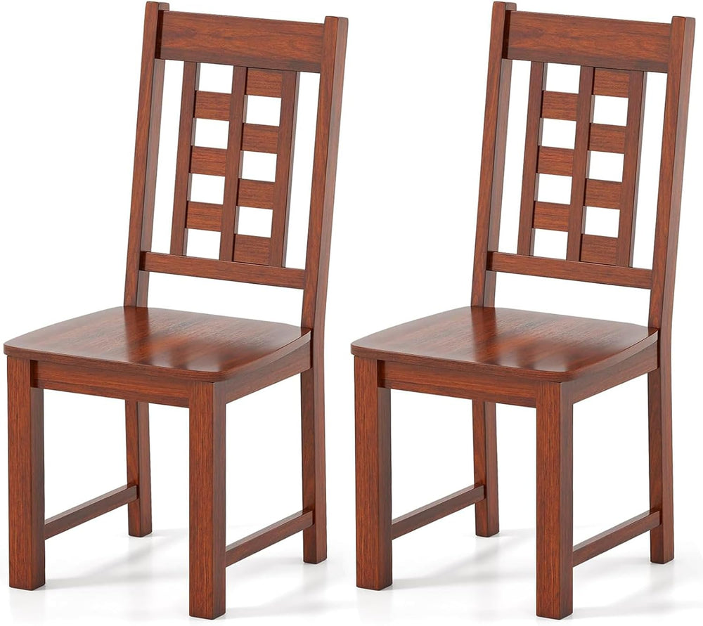 POWERSTONE Wood Dining Chairs Set of 2, Modern Kitchen Chairs